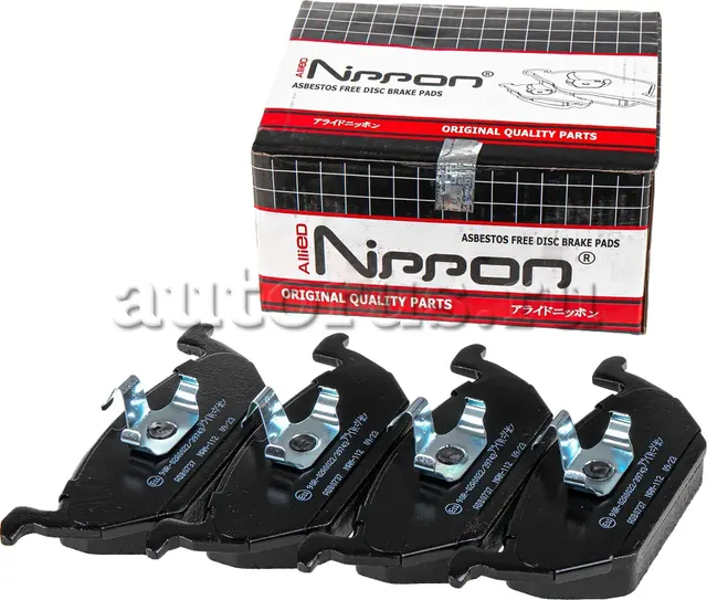 Колодки тормозные дисковые | перед | (Allied Nippon). Артикул ADB0737