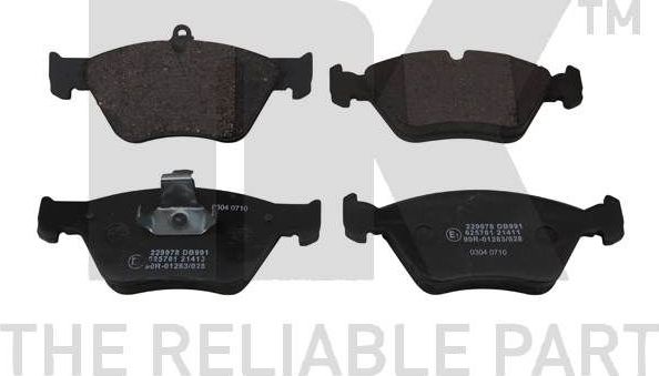 Тормозные колодки NK. Артикул 229978