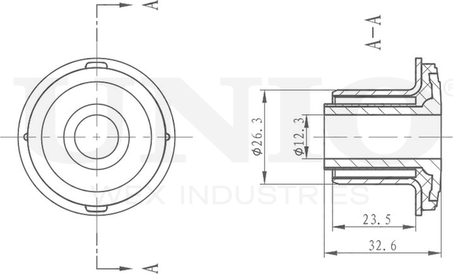 Втулка рулевой тяги (Unio). Артикул RMP-10081