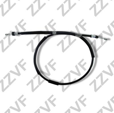 Трос ручника (тросик ручного тормоза) ZZVF задний левый для Renault Modus I 2004-2012. Артикул ZVTC071