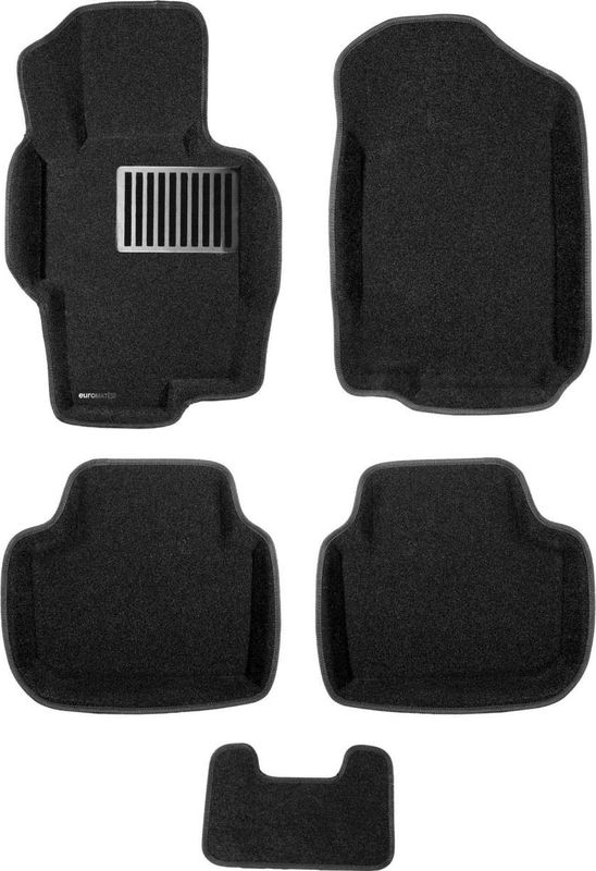 Коврики текстильные Euromat 3D Business для салона Honda Accord VII 2002-2007 СЕРЫЕ. Артикул EMC3D-002605G