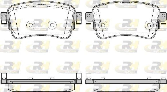 Тормозные колодки RoadHouse задние для Citroen Jumpy III 2016-2026. Артикул 21720.00