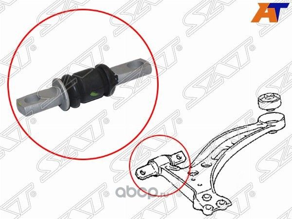 Сайлентблок передний FR нижнего рычага TOYOTA AVAL (SAT). Артикул ST4865433040