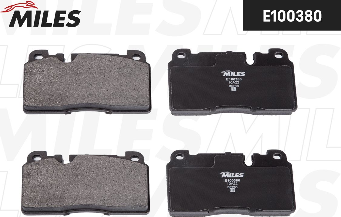 Тормозные колодки Miles (Semi-Metallic). Артикул E100380