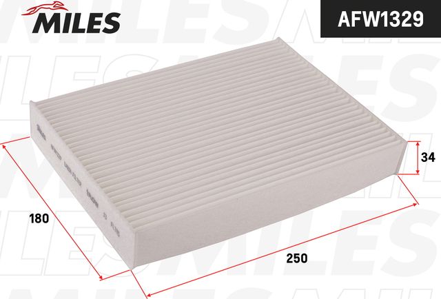 Салонный фильтр Miles для Lada Largus I 2012-2026. Артикул AFW1329