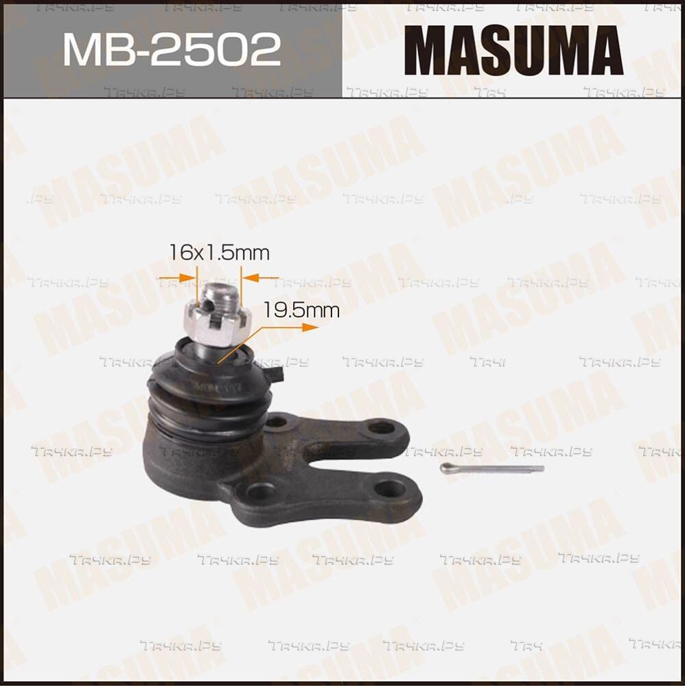 Шаровая опора Masuma передняя передняя правая/левая нижняя для Toyota Lite Ace IV 1992-1994. Артикул MB-2502