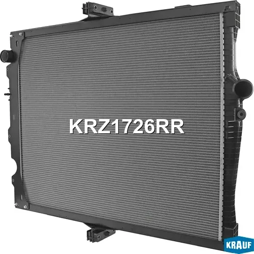 Радиатор системы охлаждения (Krauf). Артикул KRZ1726RR