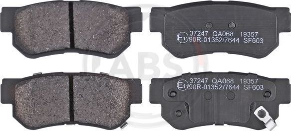 Тормозные колодки ABS задние для Hyundai Tucson I 2004-2010. Артикул 37247