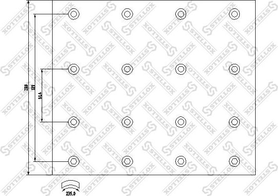 Тормозные накладки Stellox. Артикул 85-01087-SX