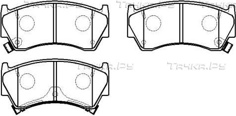 Тормозные колодки HSB. Артикул HP5014