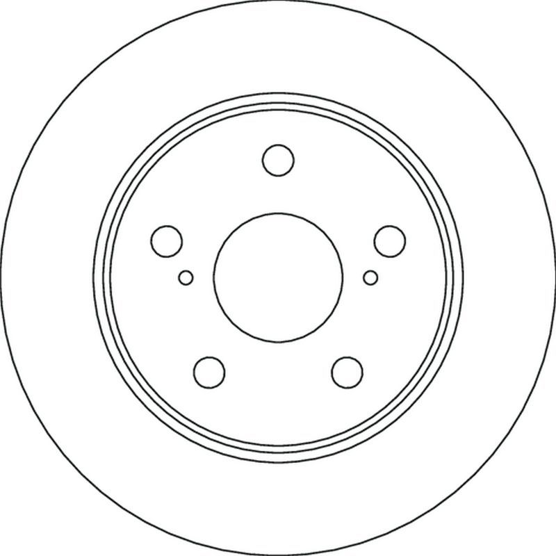 Тормозной диск TRW. Артикул DF6773