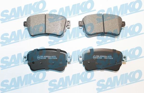 Тормозные колодки Samko. Артикул 5SP2034
