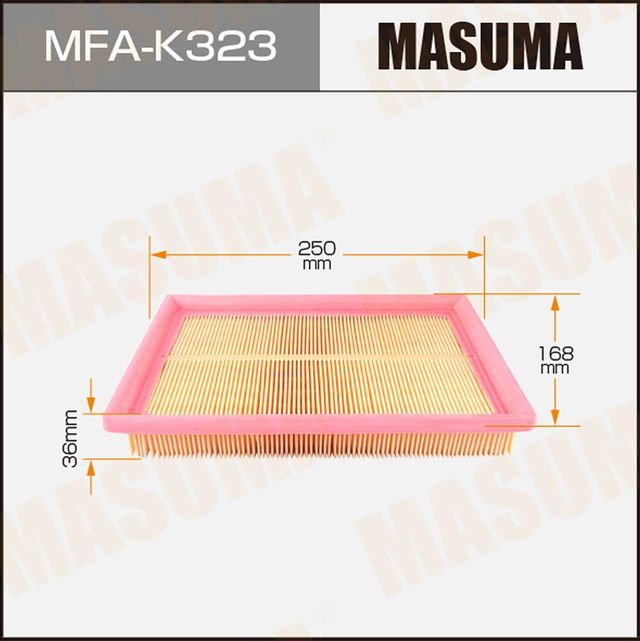 Воздушный фильтр Masuma. Артикул MFA-K323