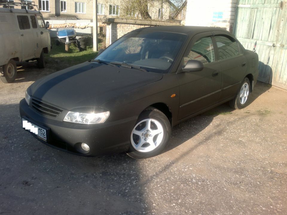 Дефлекторы Cobra Tuning для окон Kia Shuma II 2001-2004. Артикул K11405