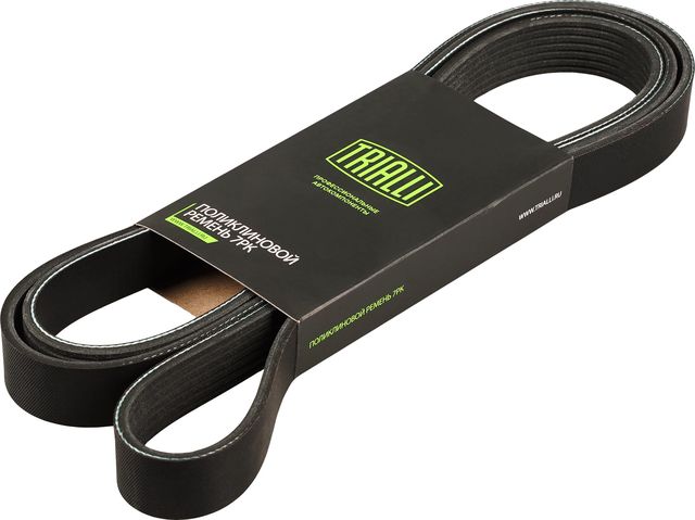 Приводной ремень поликлиновой Trialli (EPDM (Этилен-пропиленовый каучук)). Артикул 7PK2020