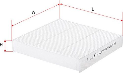 Салонный фильтр Sakura. Артикул CA-1605