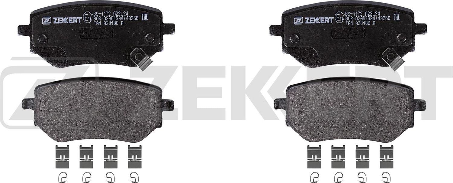 Тормозные колодки Zekkert. Артикул BS-1172