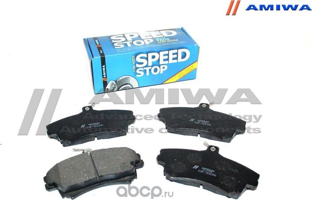 Колодки тормозные передние (Amiwa). Артикул CD6126
