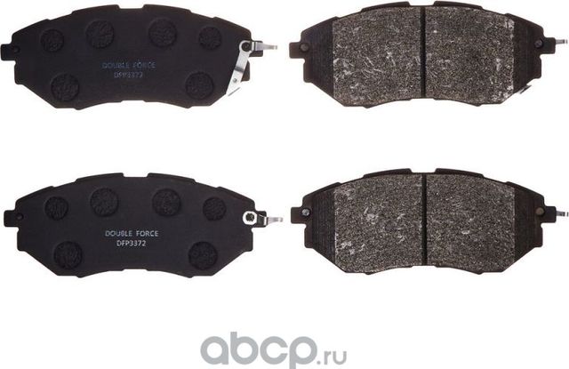 Колодки тормозные дисковые Double Force. Артикул DFP3372