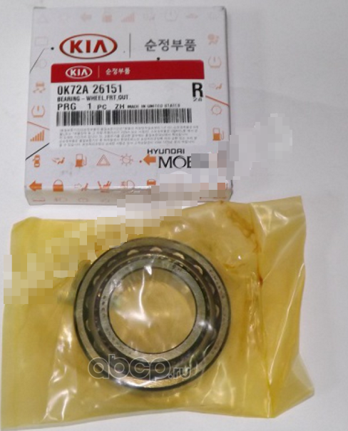 Ступичный подшипник (комплект) Hyundai / KIA. Артикул 0K72A26151