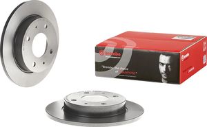 Тормозной диск Brembo UV Coated задний для Mitsubishi Colt VI (Z20/Z30) 2004-2012. Артикул 08.A607.11