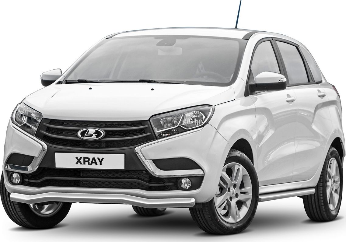 Защита Rival порогов d57 для Lada Xray 2015-2026. Артикул R.6003.004