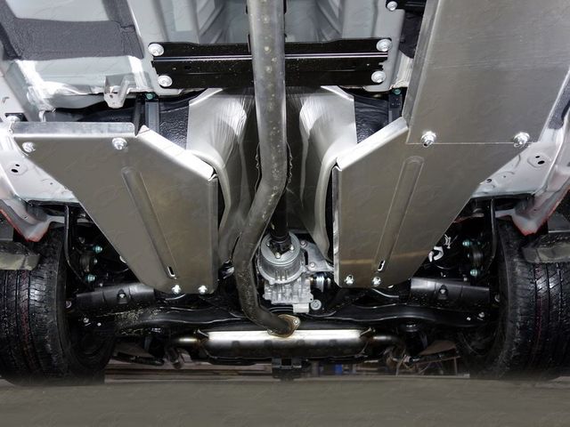 Защита алюминиевая ТСС (4 мм) для бака (2 шт) Mazda CX-9 II  2016-2026. Артикул ZKTCC00336