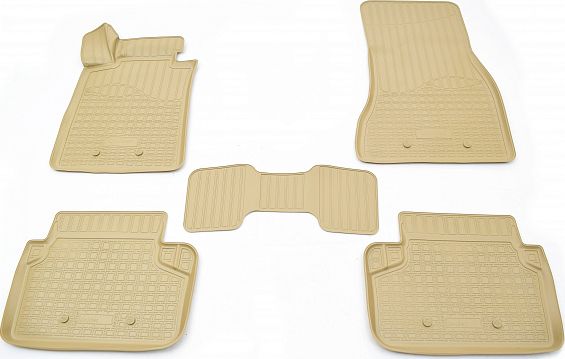 Коврики 3D Норпласт для салона BMW 5 G30 2016-2023 Бежевые. Артикул NPA11-C07-160Beige