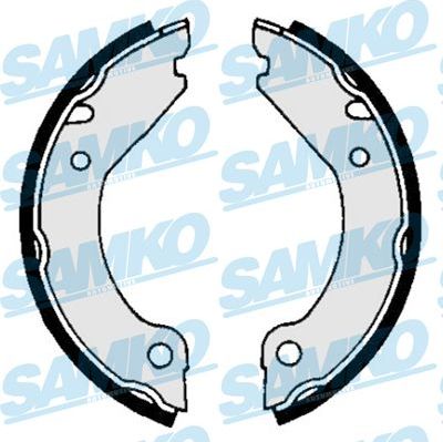 Тормозные колодки (стояночная тормозная система) Samko задние для Volvo 960 I 1990-1996. Артикул 84280