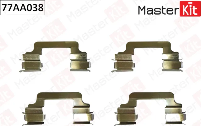 Комплект установочный тормозных колодок LAND ROVER DISCOVERY 04- (Master KIT). Артикул 77AA038