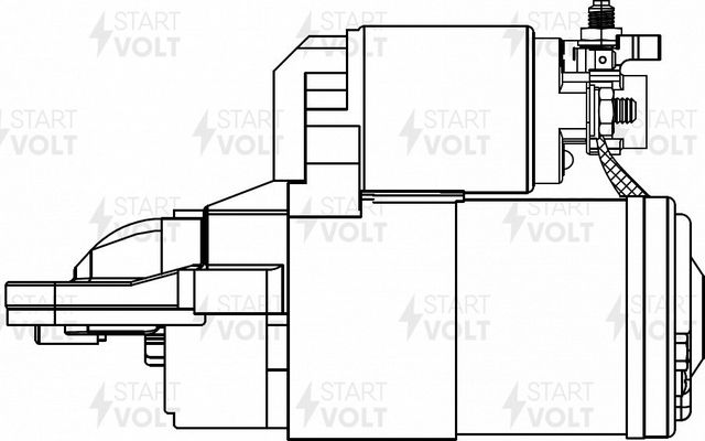 Стартер StartVOLT для Mazda 5 II (CW) 2010-2015. Артикул LSt 2510