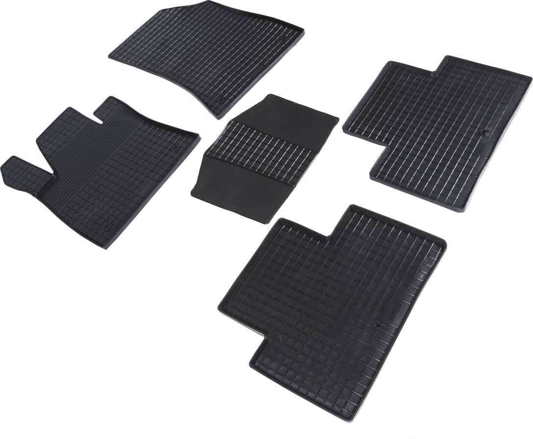 Коврики резиновые Seintex с узором сетка для салона Ifiniti QX50 II 2018-2026. Артикул 89934