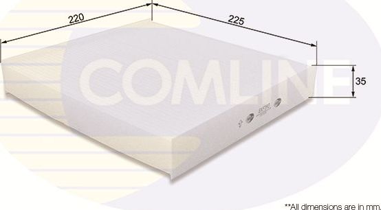 Салонный фильтр Comline. Артикул EKF193