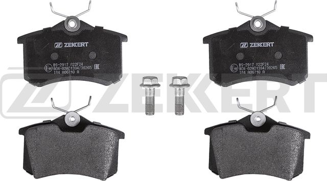 Тормозные колодки Zekkert. Артикул BS-2917
