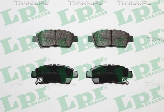 Тормозные колодки LPR передние для Toyota Vios I 2002-2005. Артикул 05P700