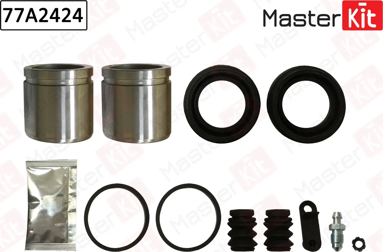 77A2424 Ремкомплект тормозного суппорта + поршень Kia SORENTO II (XM) 2009 -  Hyundai SANTA F? III ( (Master KIT). Артикул 77a2424