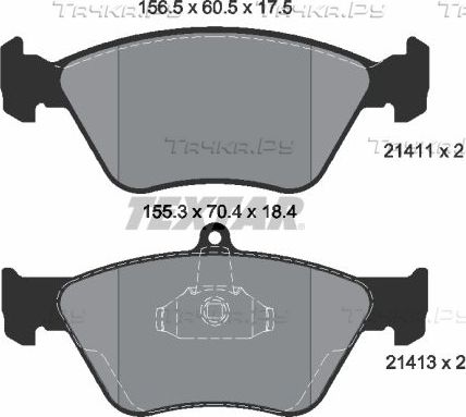 Тормозной диск Textar Pro. Артикул 92301103