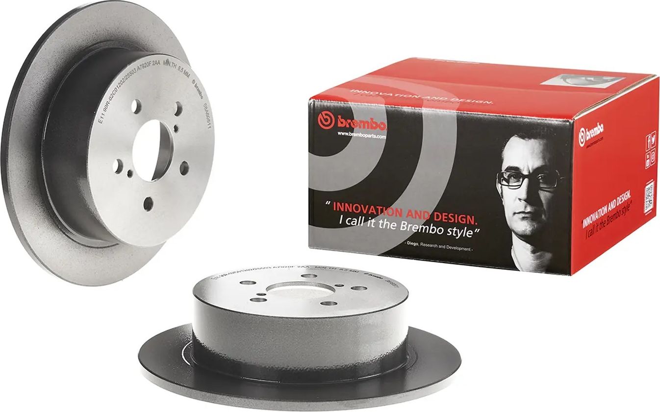 Тормозной диск Brembo PRIME LINE - UV Coated. Артикул 08.A605.11