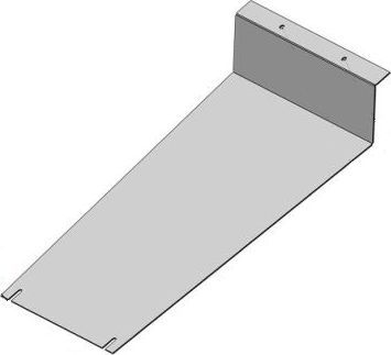 Защита алюминиевая Alfeco (4мм) для радиатора Jac N35 2019-2026. Артикул ALF.56.061AL4