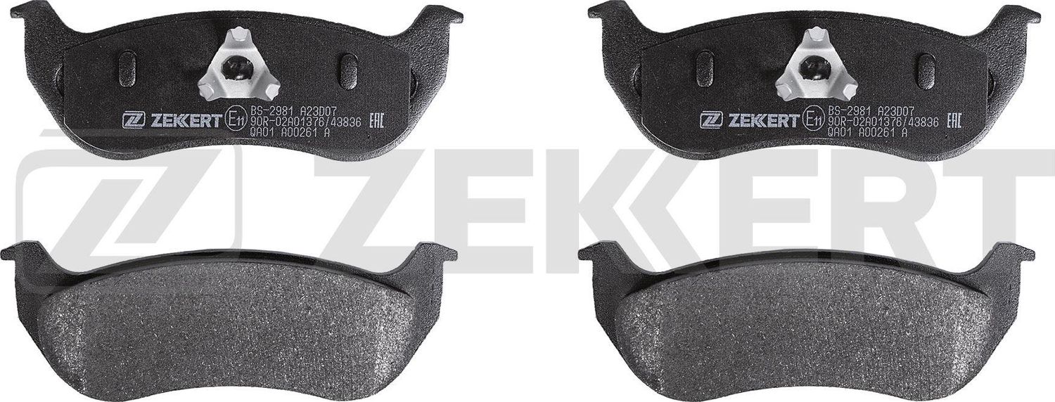 Тормозные колодки Zekkert. Артикул BS-2981