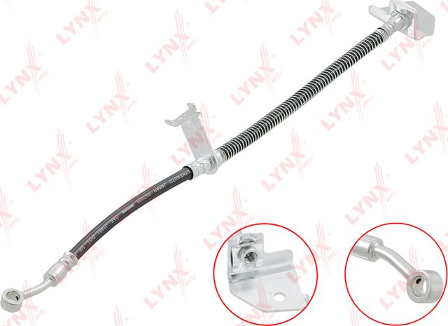 Тормозной шланг LYNXauto передний правый для Kia Stonic 2018-2026. Артикул BL-4274