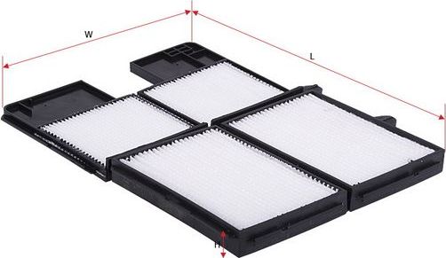 Салонный фильтр Sakura для Toyota Carina E 1992-1997. Артикул CA-11070