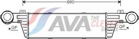 Интеркулер AVA. Артикул MSA4315