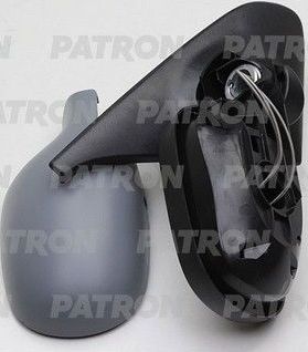 Зеркало боковое (в сборе) Patron правое для Renault Clio II 1999-2013. Артикул PMG3112M04