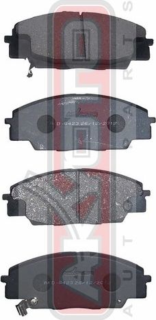 Тормозные колодки Akyoto Packing AKYOTO передние для Honda S2000 I (AP1) 1999-2003. Артикул AKD-8423