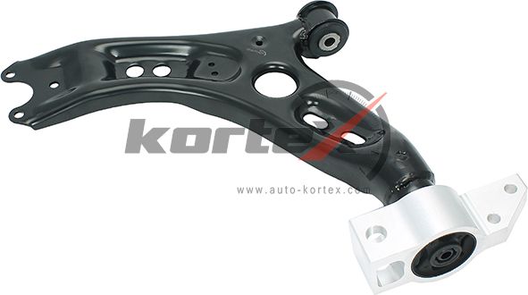 Рычаг VW GOLF V/IV/JETTA/TOURAN 05- пер.подв.нижн.лев.(листовая сталь) (Kortex). Артикул KSL5258