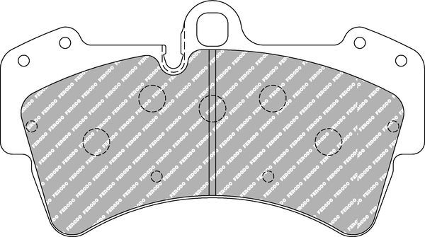 Тормозные колодки FERODO RACING DS2500 для Audi Q7 I (4L) 2006-2015. Артикул FCP1626H