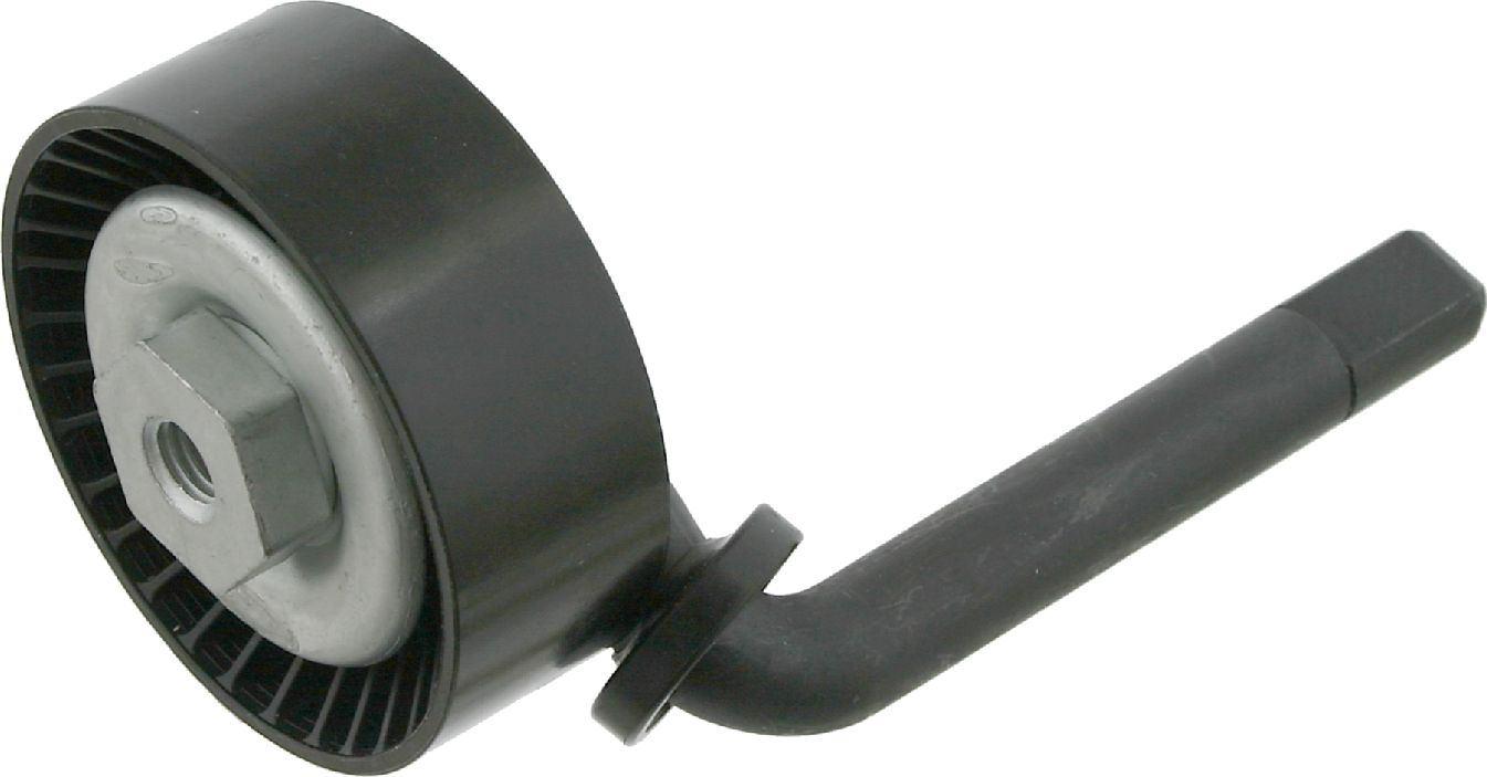 Натяжной ролик (натяжитель) приводного поликлинового ремня Febi Bilstein (полимерный материал). Артикул 27372
