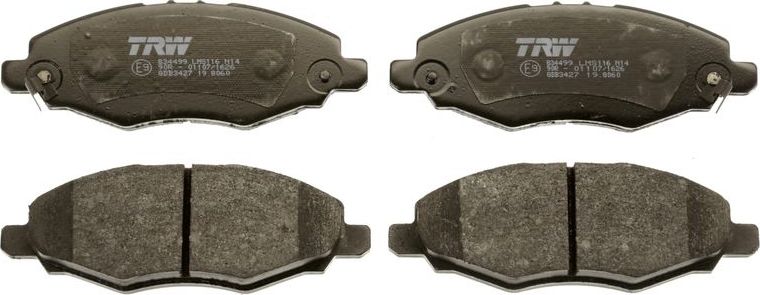 Тормозные колодки TRW. Артикул GDB3427