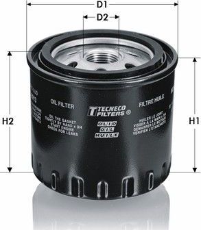 Масляный фильтр Tecneco Filters. Артикул OL310